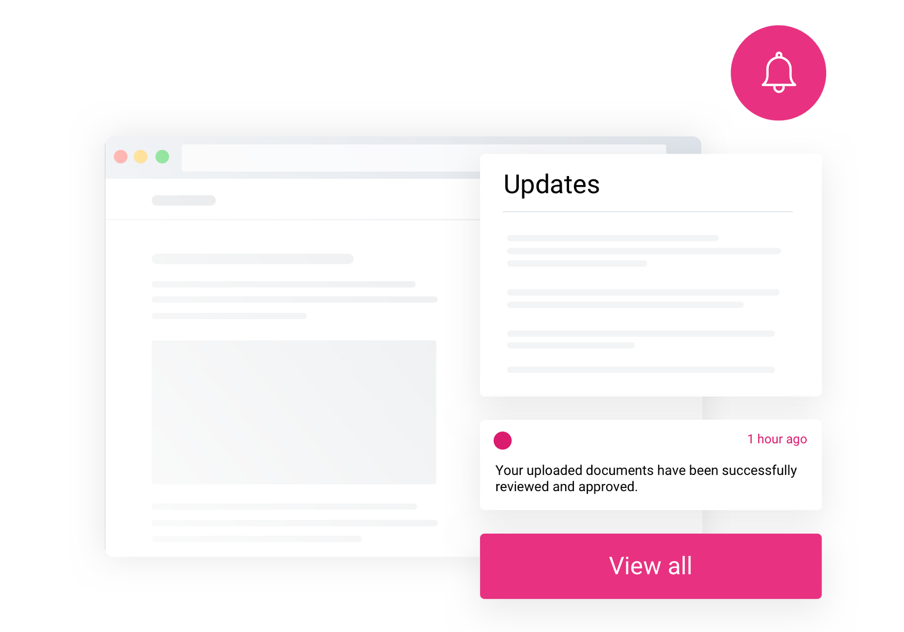 Claim progress updates